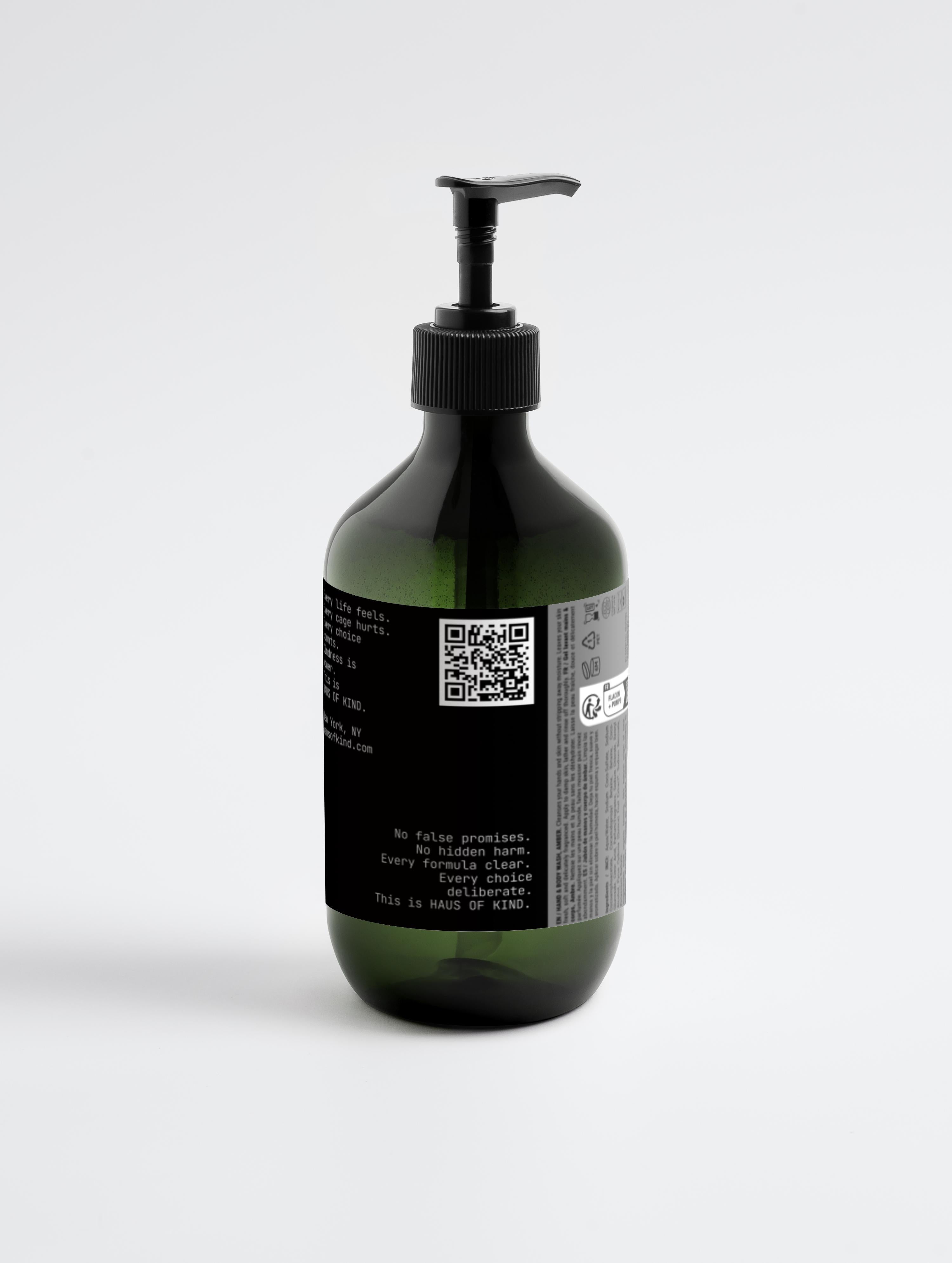 Hand & Body Wash, Patchouli & Amber Vanilla