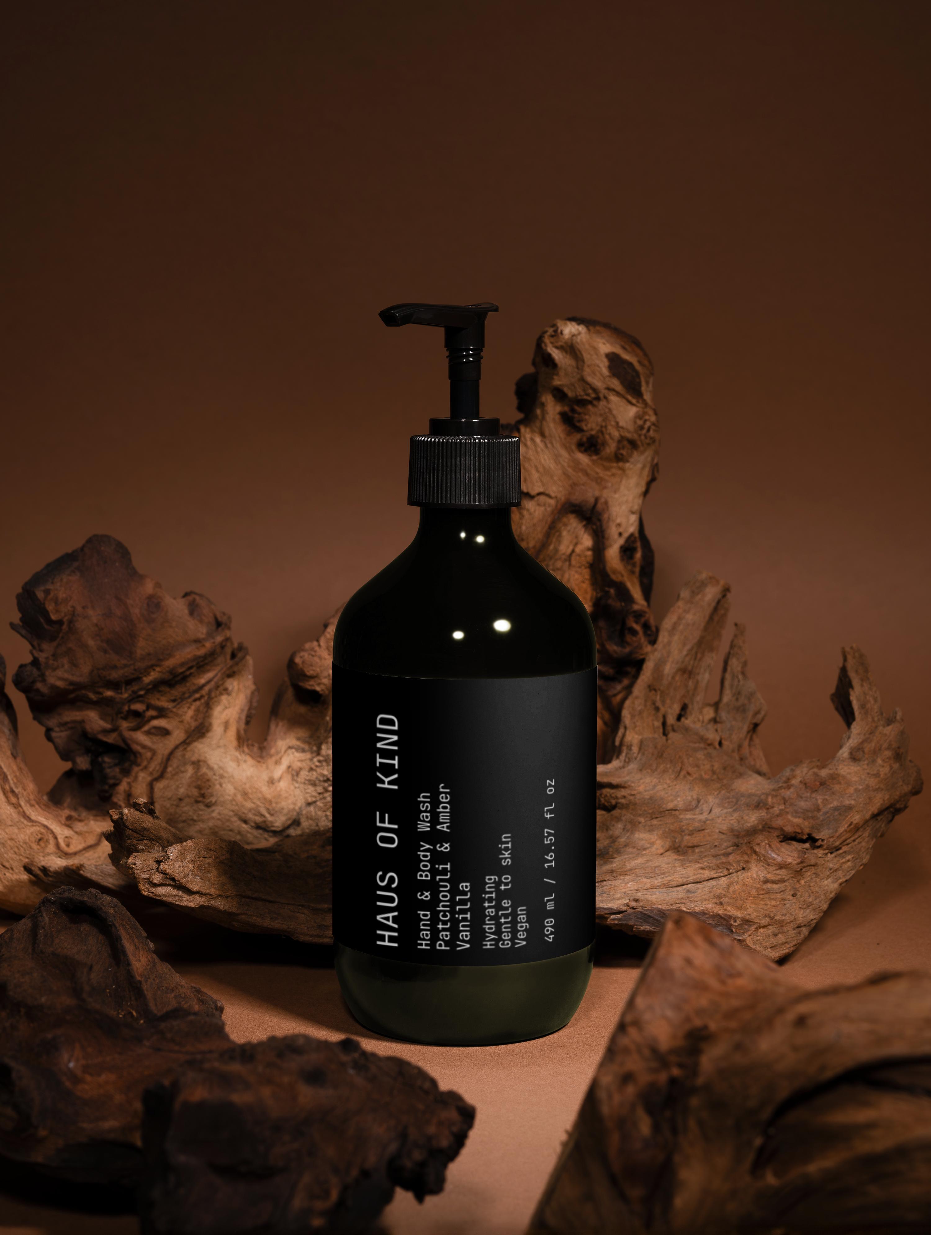 Hand & Body Wash, Patchouli & Amber Vanilla